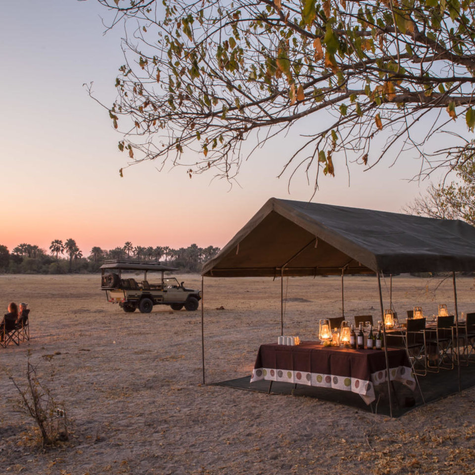 Mobile Safari im Norden Botswanas